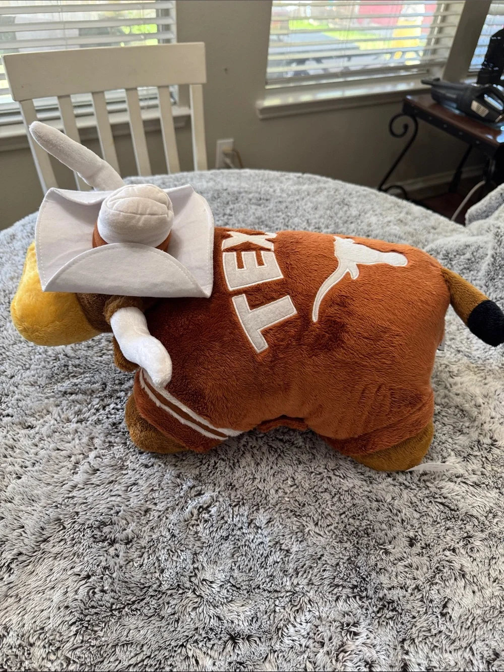 University of Texas Longhorns Plush Pillow Pet Bevo School Mascot NCAA Dorm Room